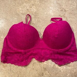 Never worn pink Victoria’s Secret bra size large